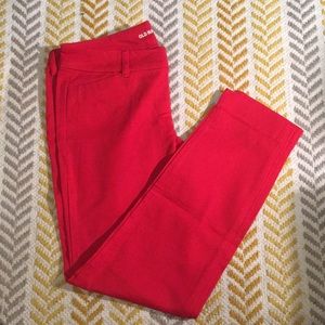 Old Navy Red Pixie pant